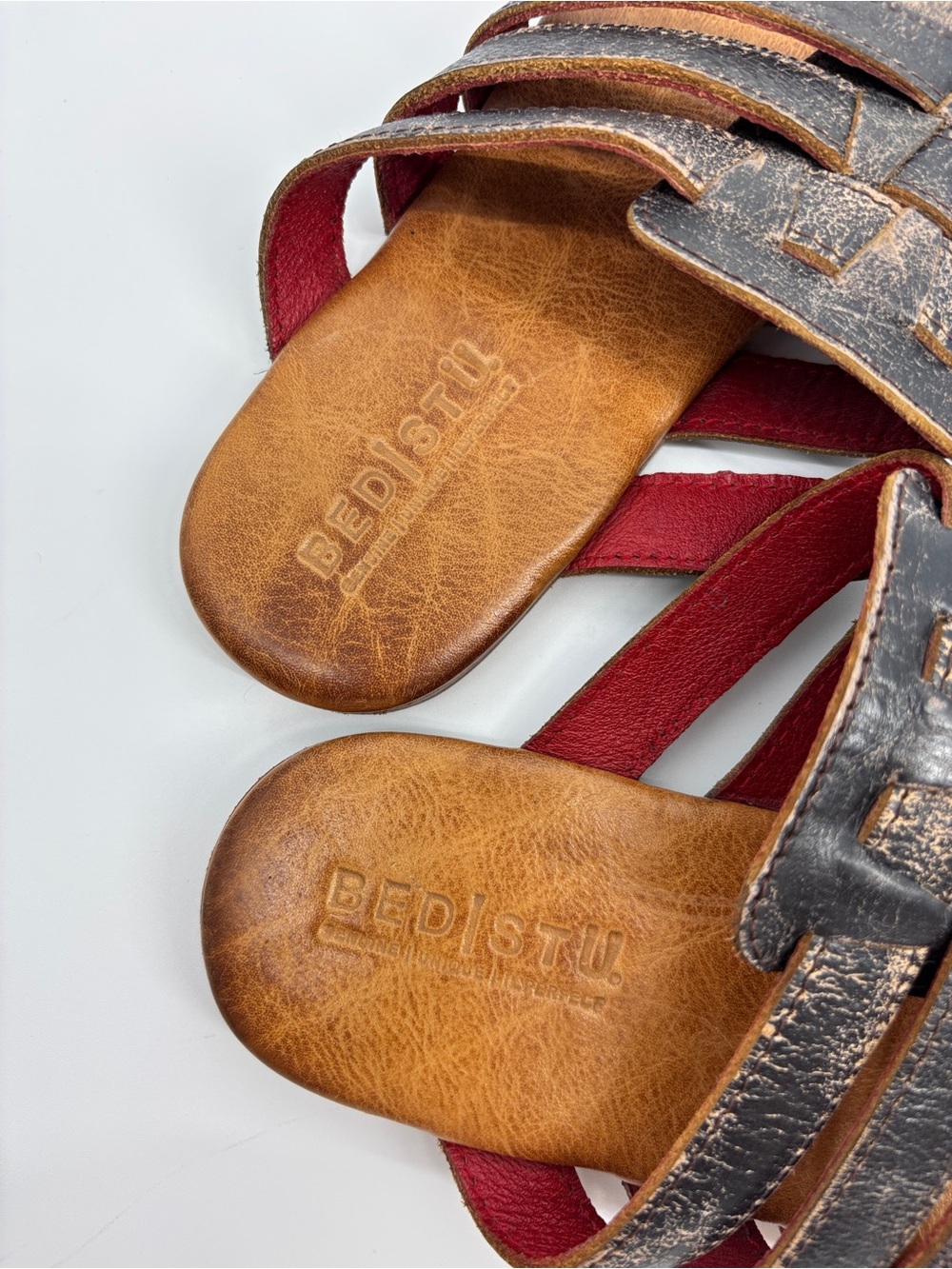 Bed Stu Yoli Triple Banded Leather Thong Sandal - Picture 10 of 10
